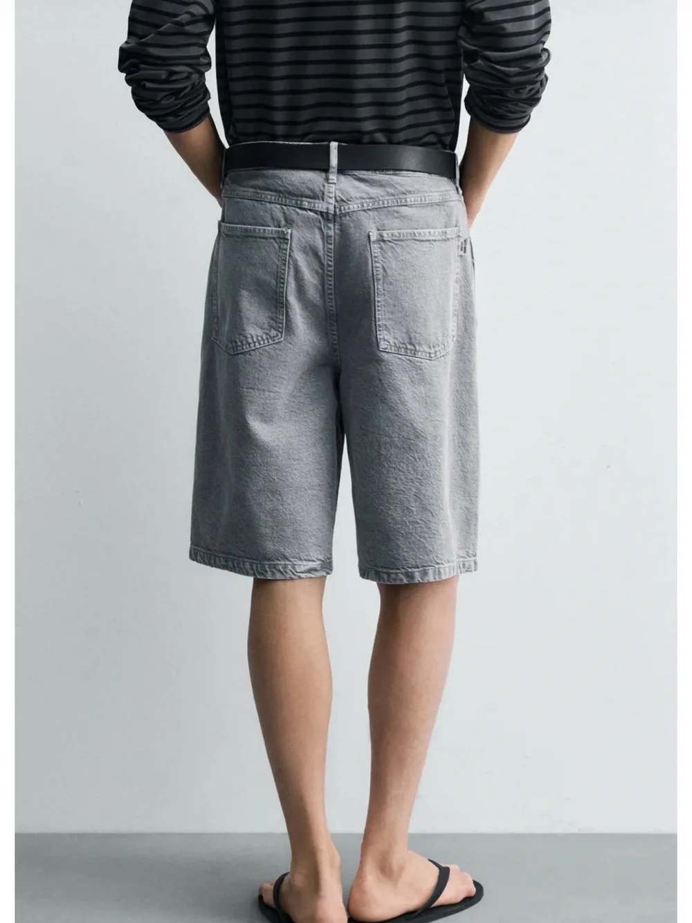Zara men baggy shorts